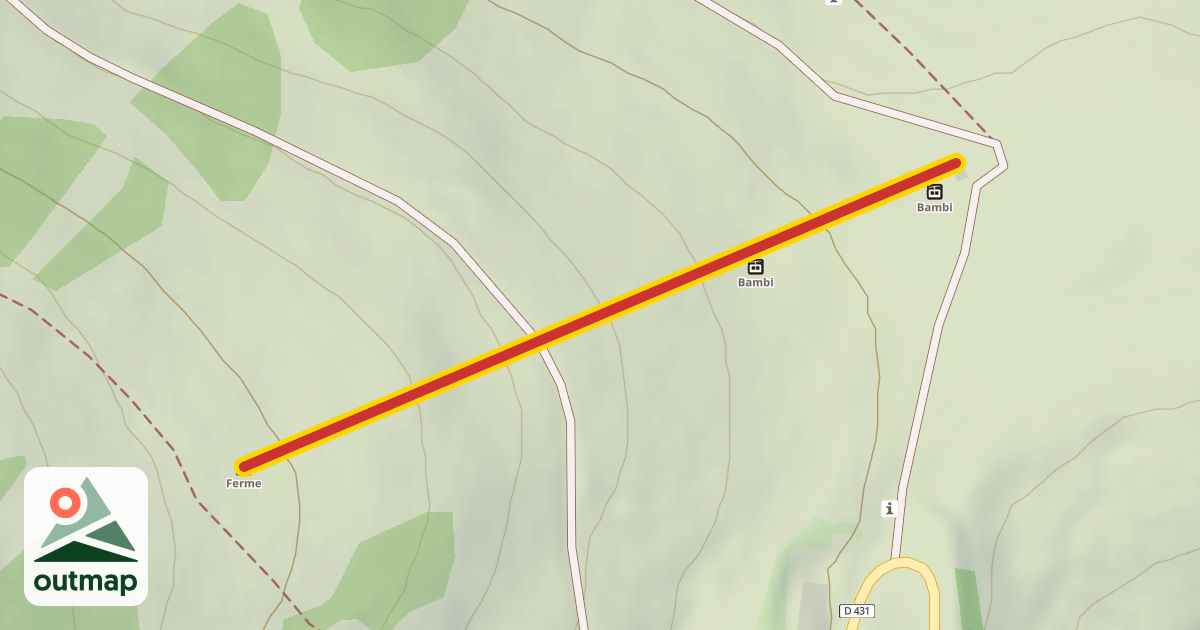 Map of Ferme