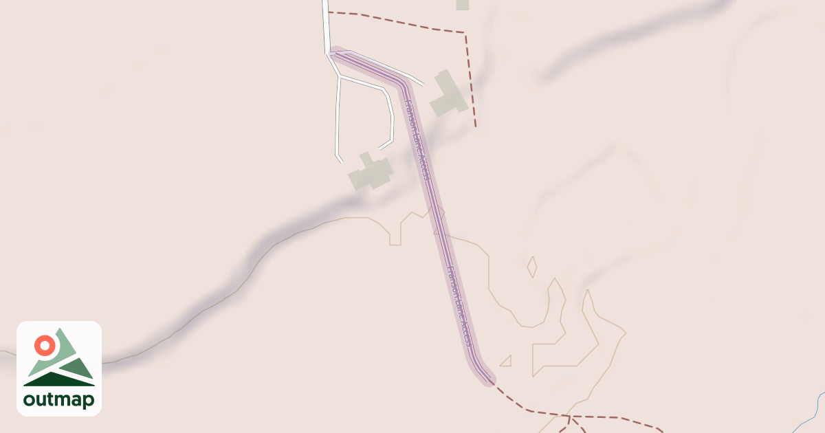 Map of Franson Lane Access