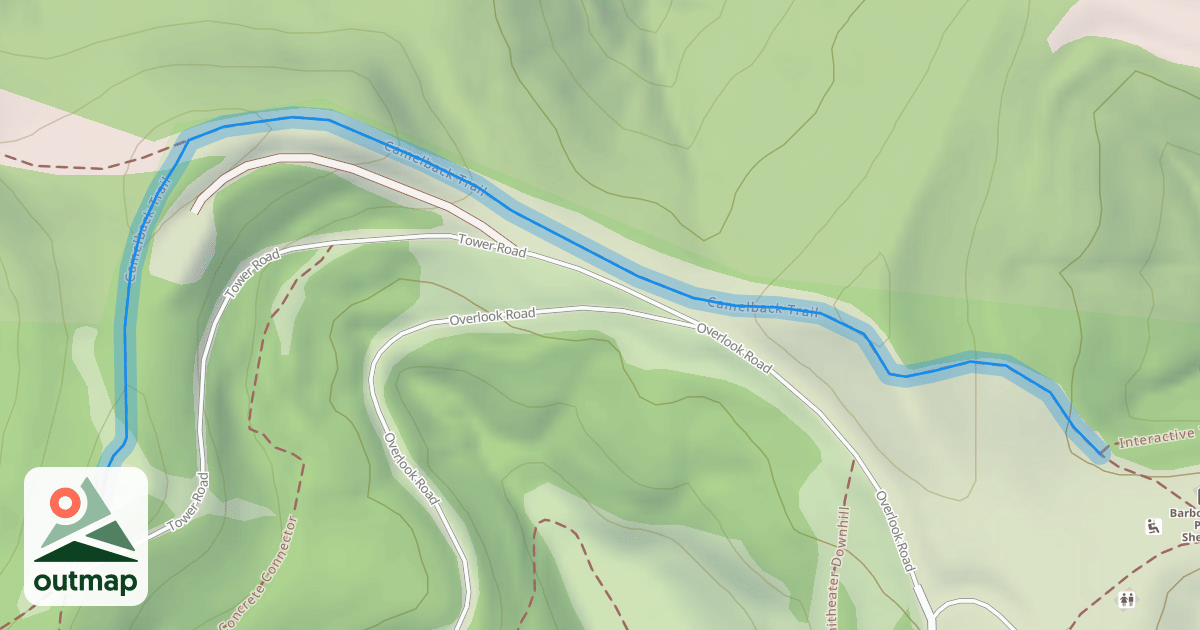 Map of Camelback Trail