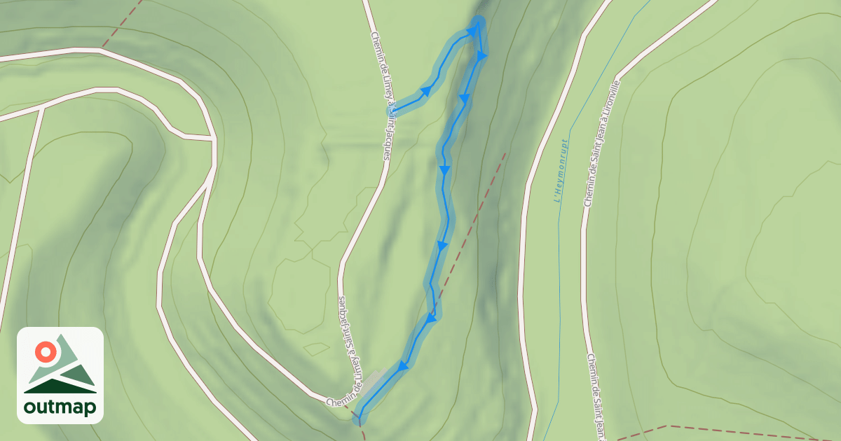 Map of Sentier de Saint-Jacques