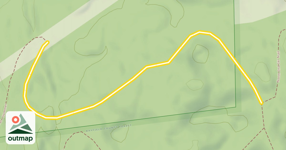 Map of Short & Fat/Birkebeiner Trail