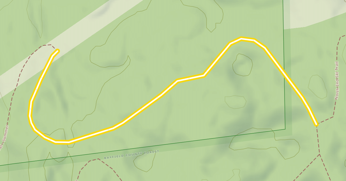 Map preview of Short & Fat/Birkebeiner Trail