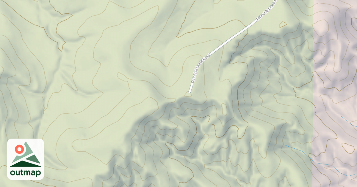 Map of 16049: Temblor Ridge