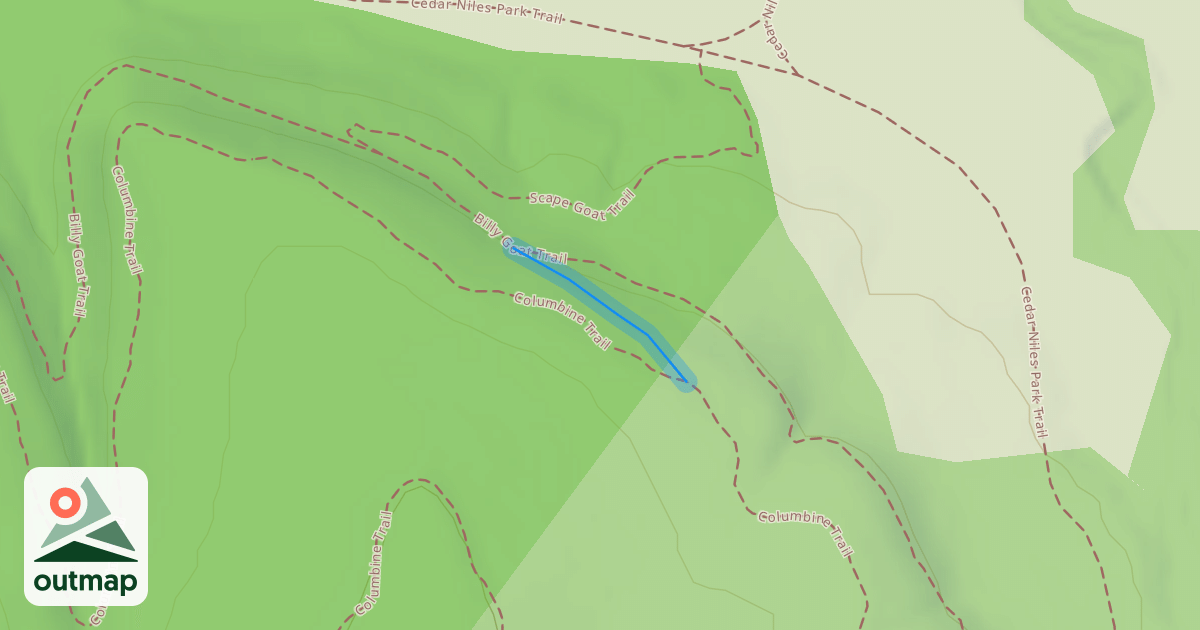 Map of Scape Goat Trail