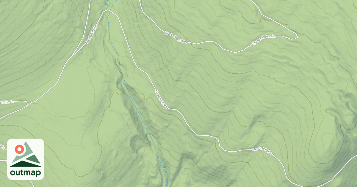 Map of MEADOW POINT