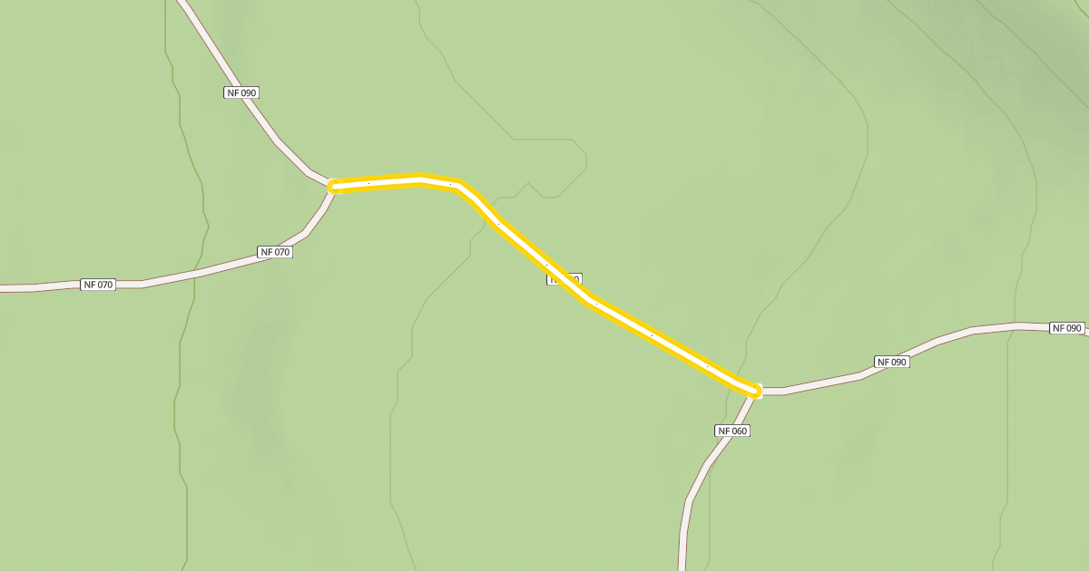 Map preview of Forest Road 4615-090