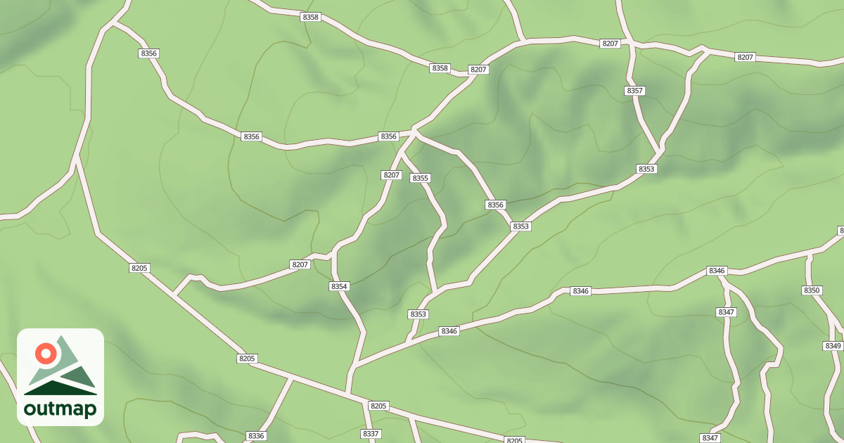 Map of USFS Motor Vehicle Use Map Trails 19391