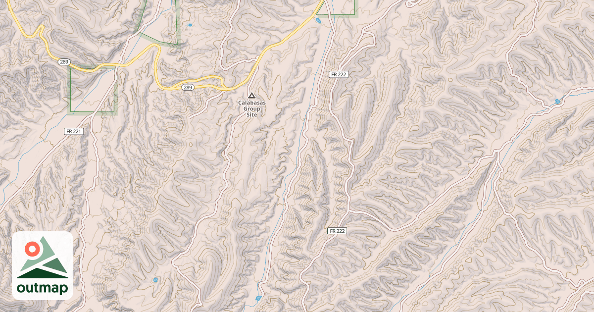 Map of CALABASAS TANK
