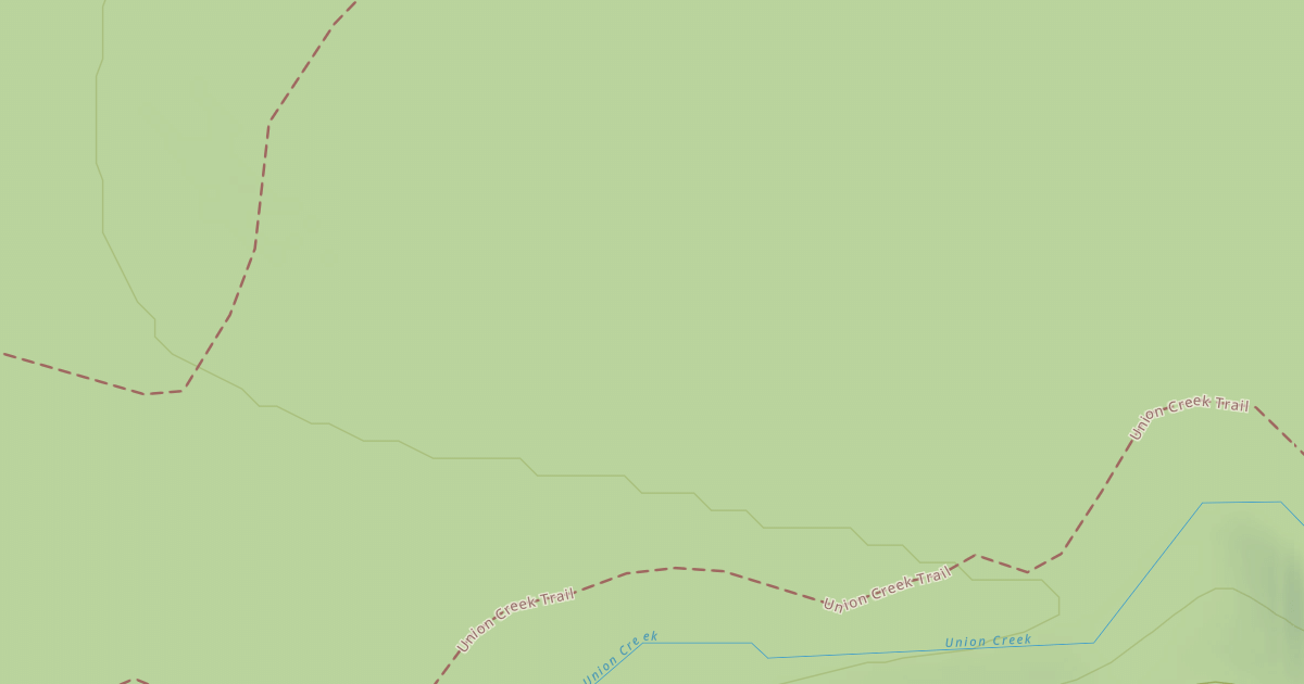 Map preview of Union Creek (South) Ohv