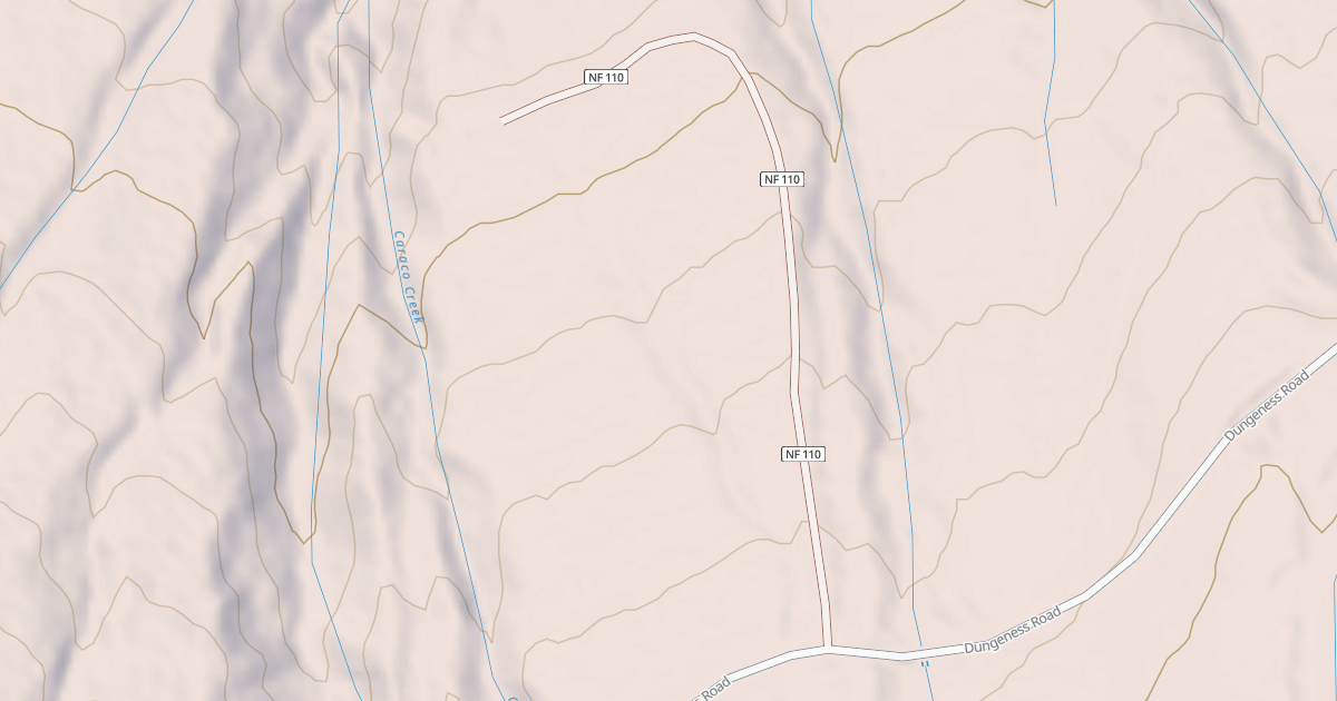 Map preview of USFS Motor Vehicle Use Map Roads {16F343CB-6A99-483E-8CFF-93C7335EAC03}