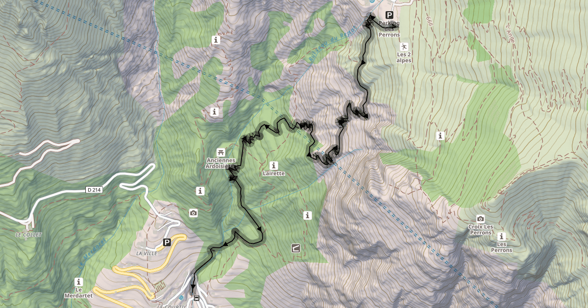 Map preview of Venosc