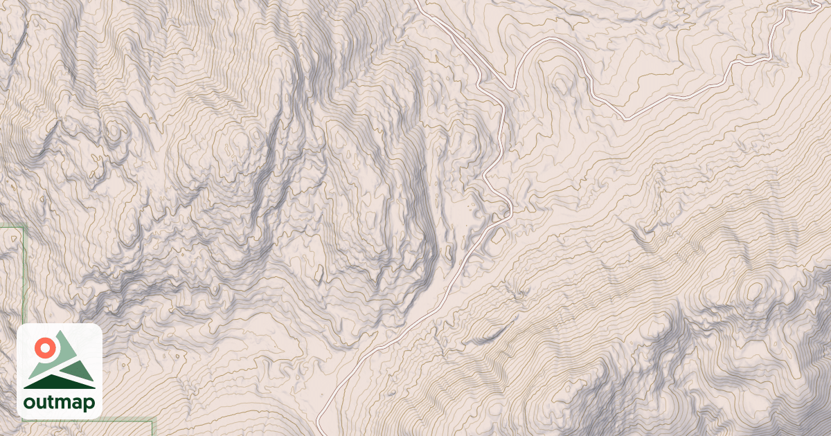 Map of KIRBY MOUNTAIN