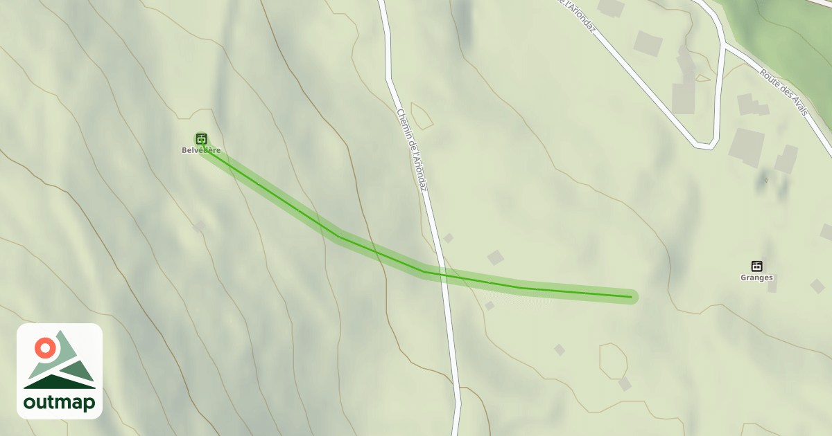 Map of Belvedere-Granges