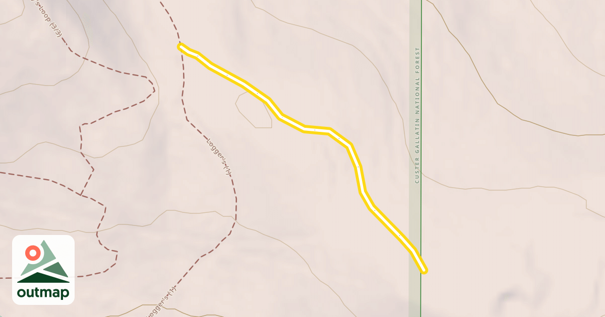 Map of Montagne's Meander