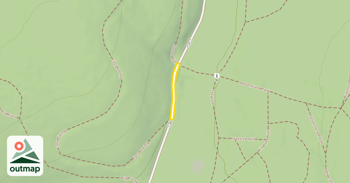 Map of Cabin Lap