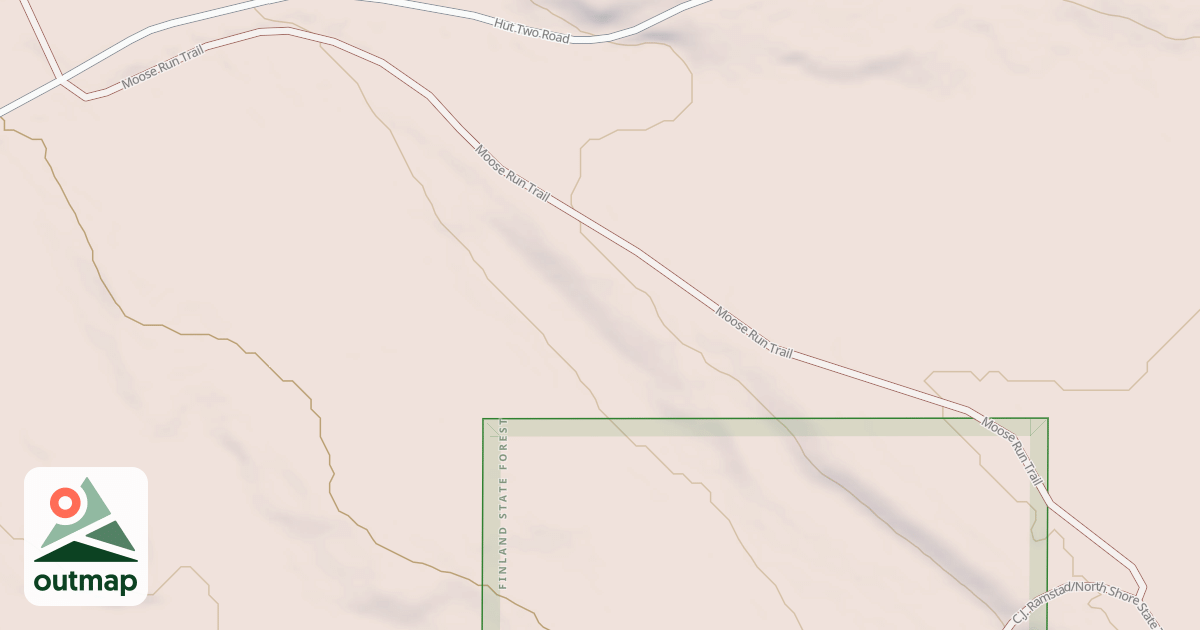 Map of Moose Run Trail