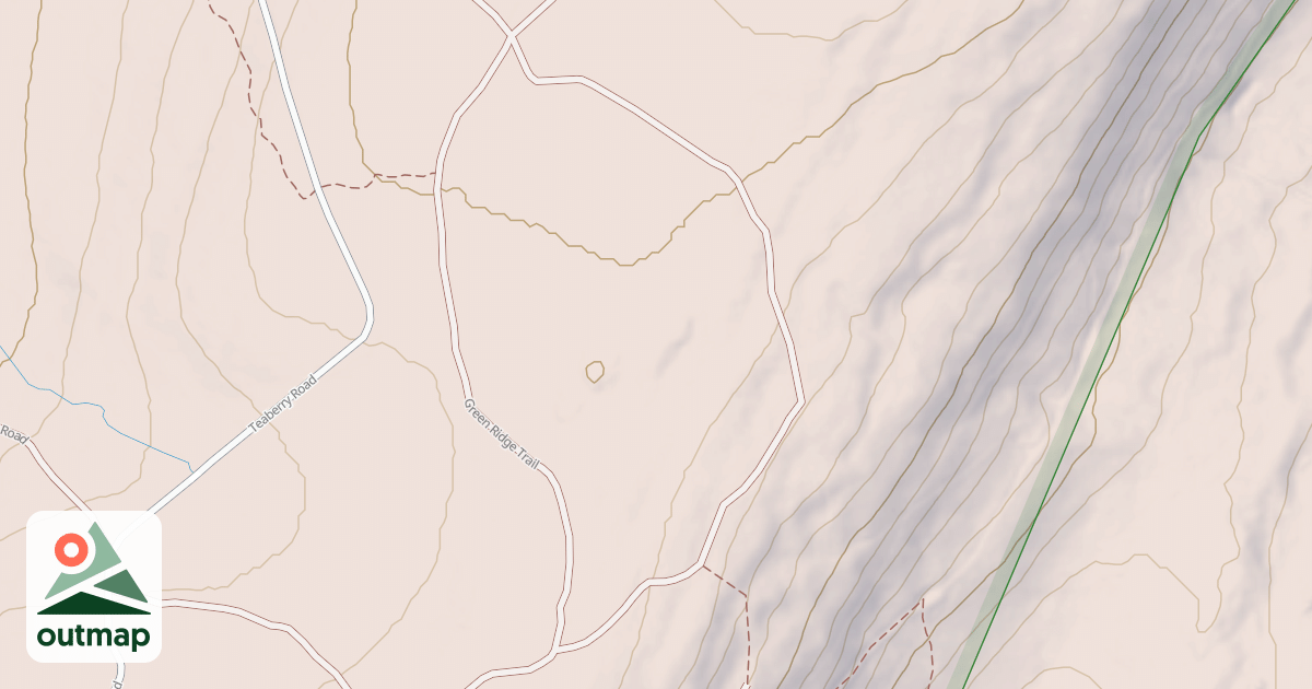 Map of Michaux State Forest – Snowmobile Trail System (Southern)