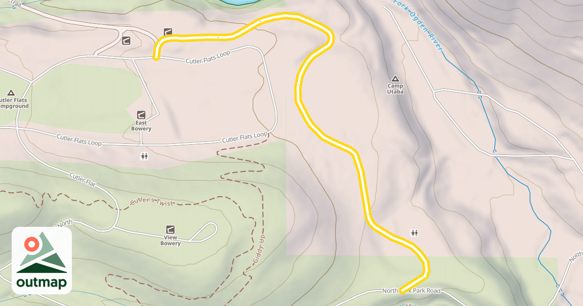 Map of Camp UTABA