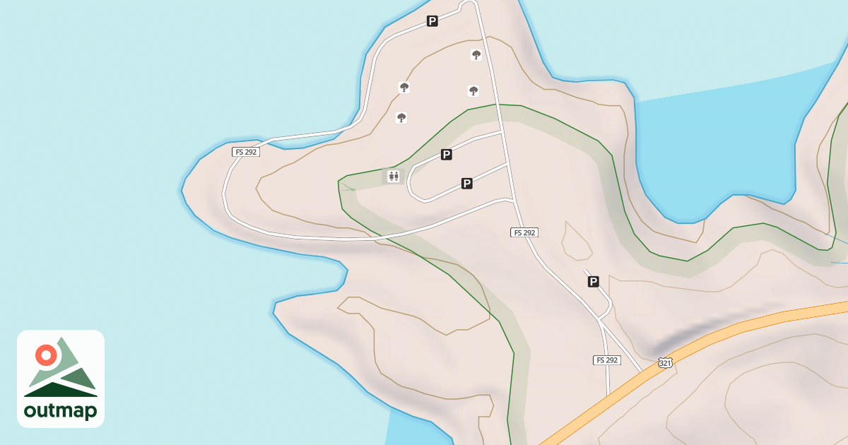 Map of WATAUGA POINT