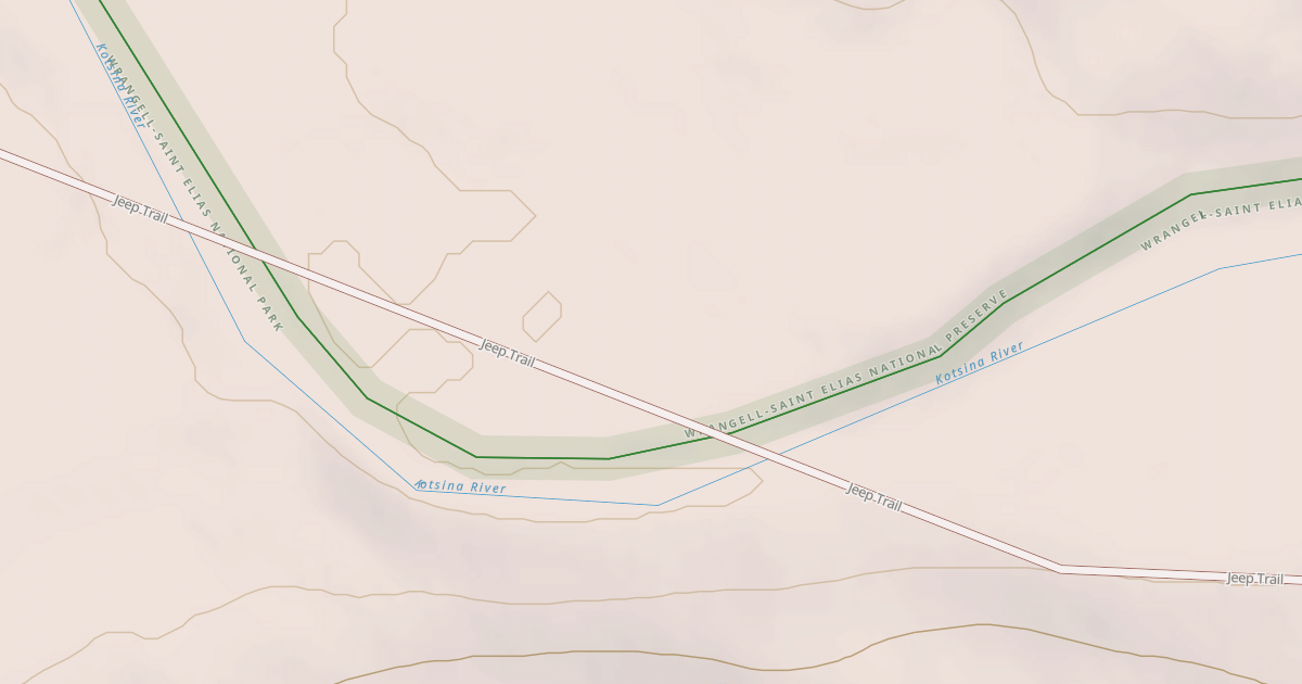 Map preview of Kotsina River Trail