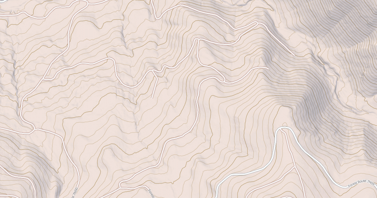 Map preview of USFS Motor Vehicle Use Map Roads {CC0152AD-E509-4715-842B-7E9BBEFD0431}