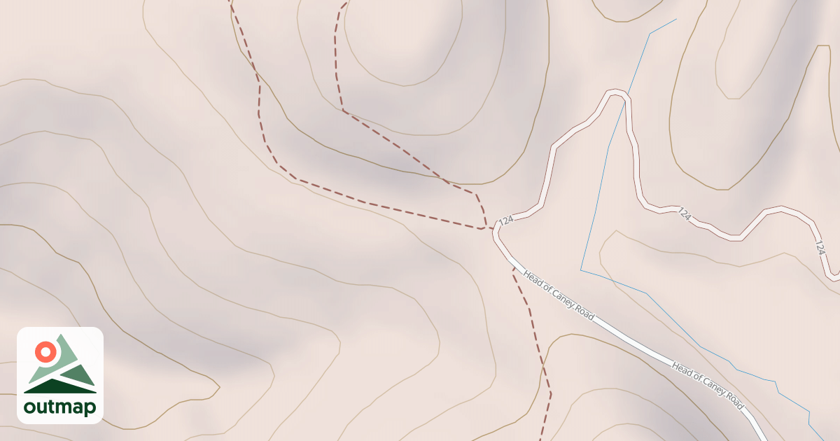Map of White Sulphur Ohv Trail - C