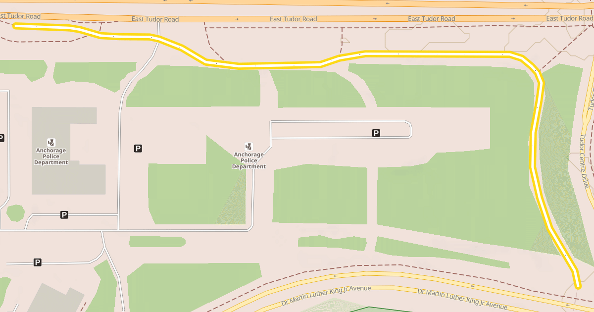 Map preview of Campbell Creek Trail