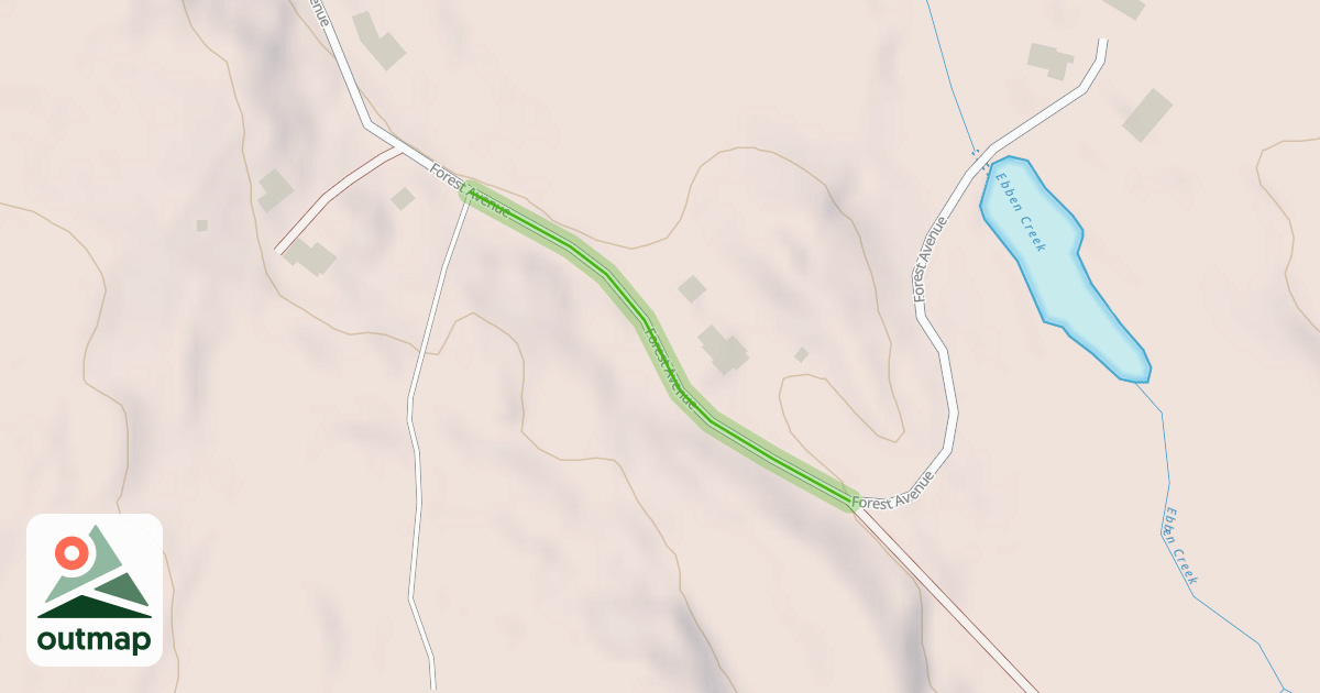 Map of Forest Avenue