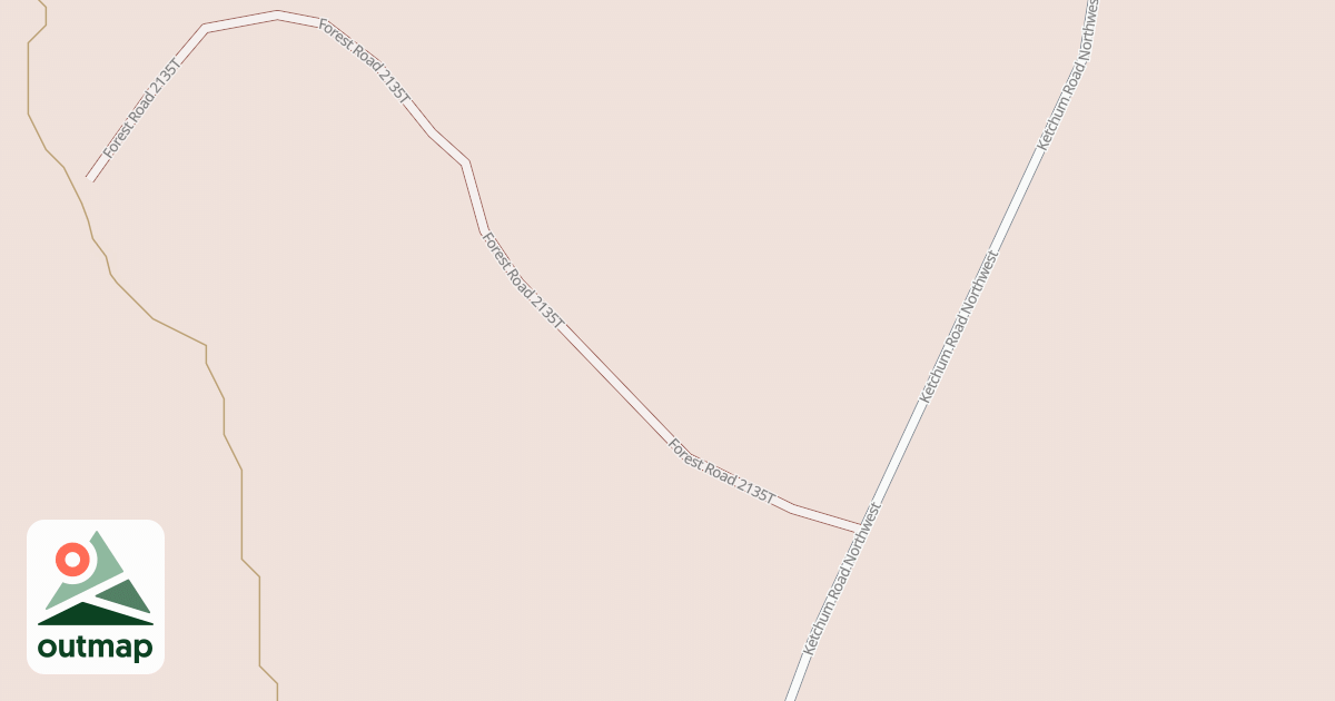 Map of KETCHUM SPUR T