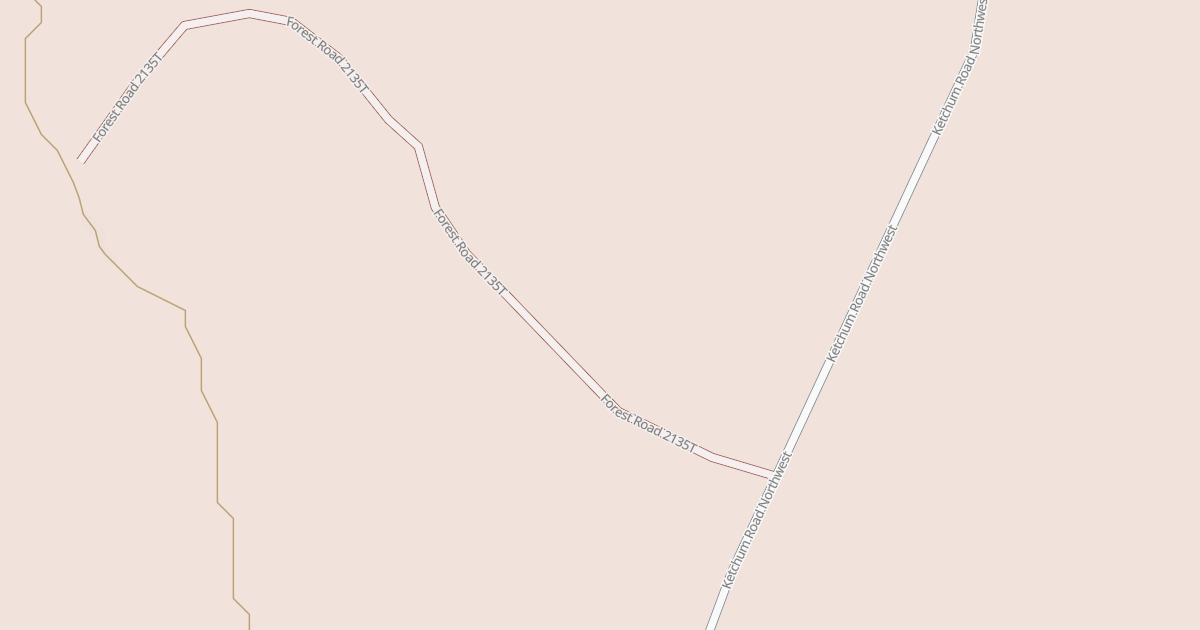 Map preview of KETCHUM SPUR T