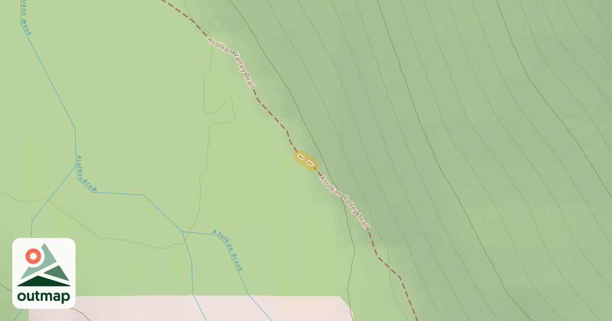 Map of Asulkan Valley Trail