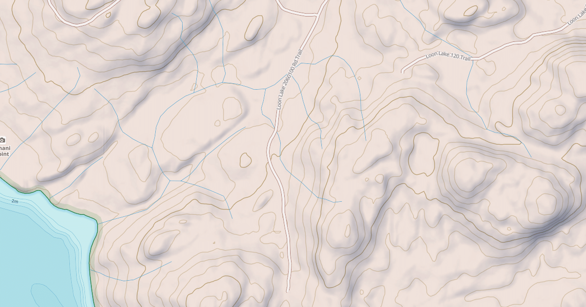 Map preview of Loon Lake  2060100 Rd