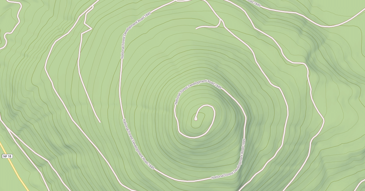 Map preview of CHINA HAT BUTTE