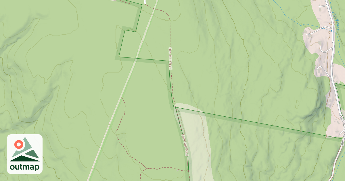 Map of Ore Hill Trail