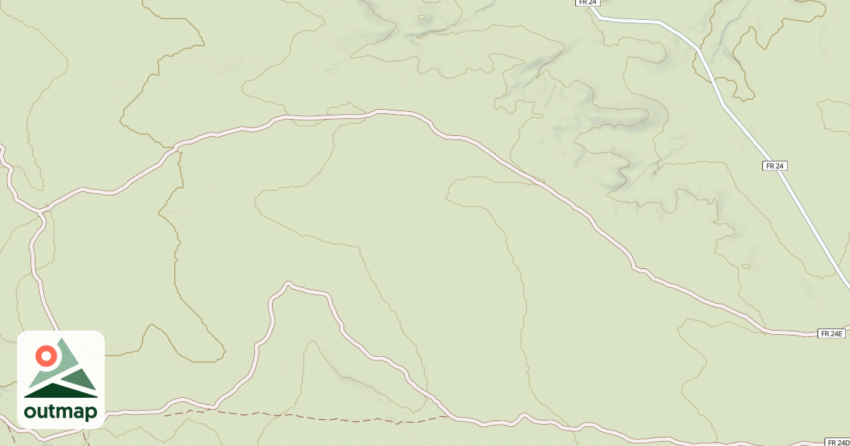 Map of USFS Motor Vehicle Use Map Roads {EC8083FB-1E0B-4382-8993-EAD97DE62436}