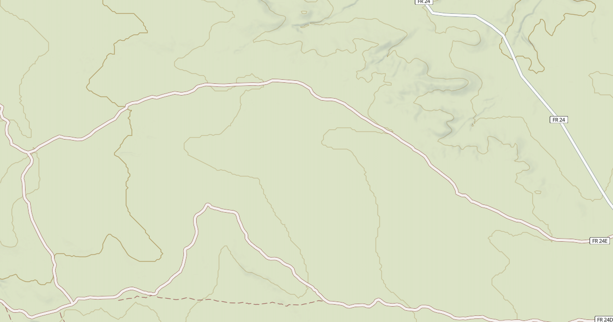 Map preview of USFS Motor Vehicle Use Map Roads {EC8083FB-1E0B-4382-8993-EAD97DE62436}