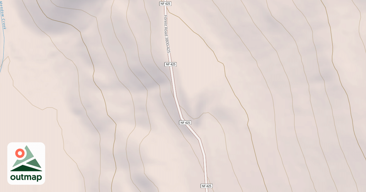 Map of COUGAR MTN