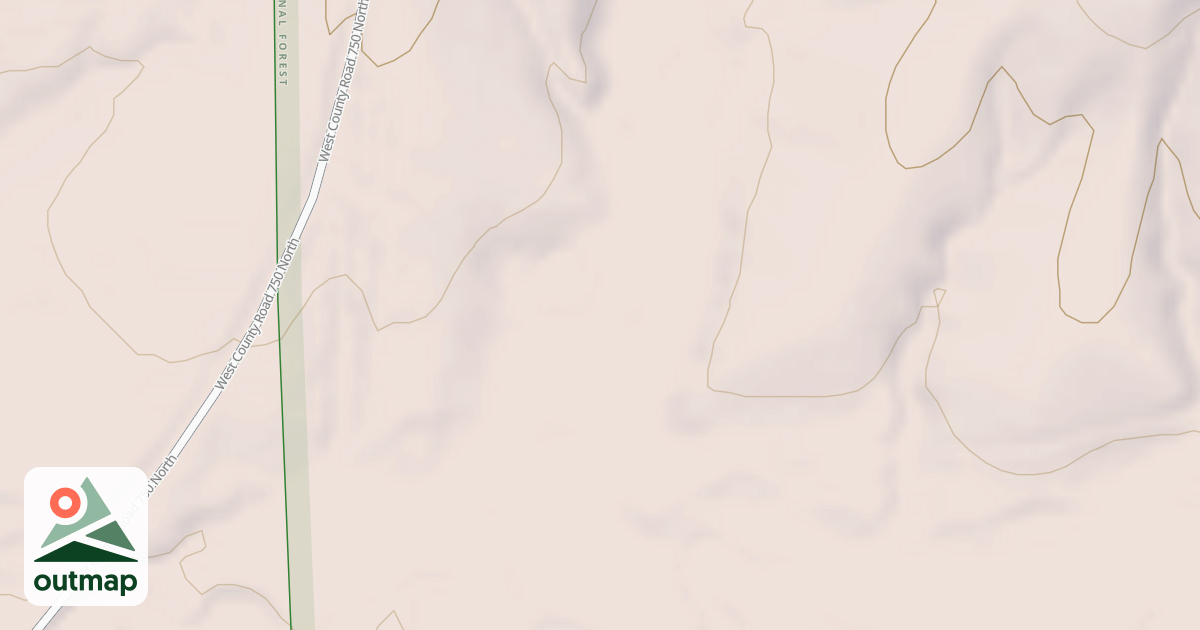 Map of LOWER BLIND HORSE