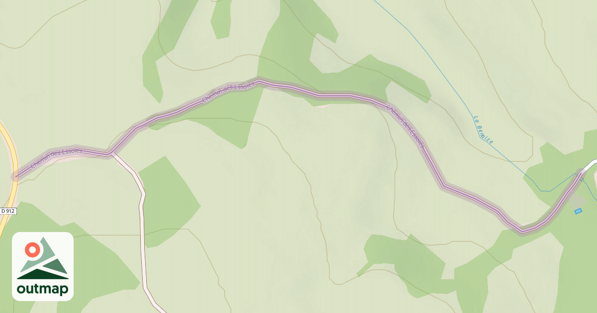 Map of Chemin des Essoles