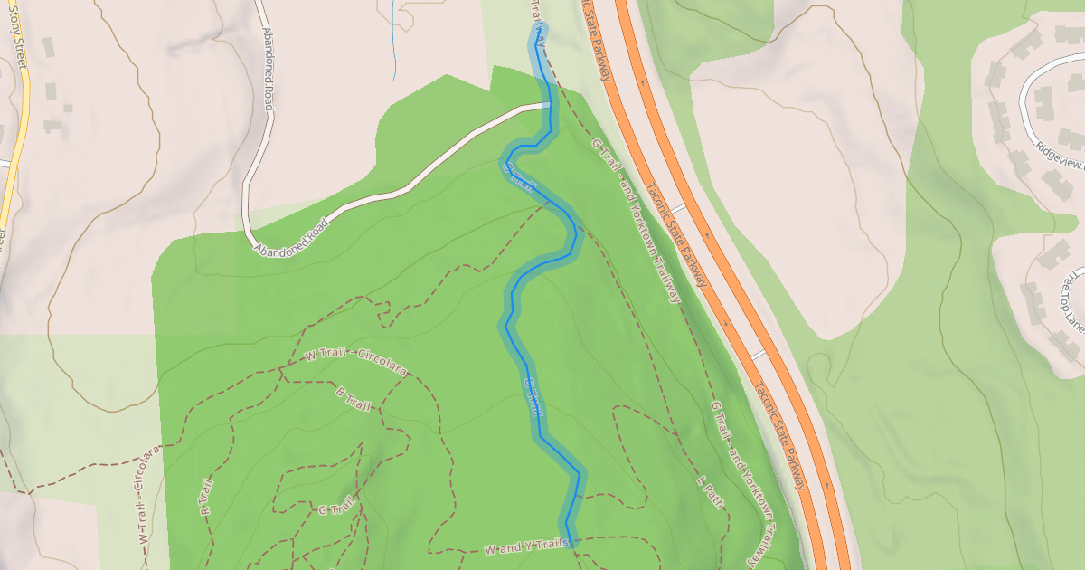 Map preview of O Trail