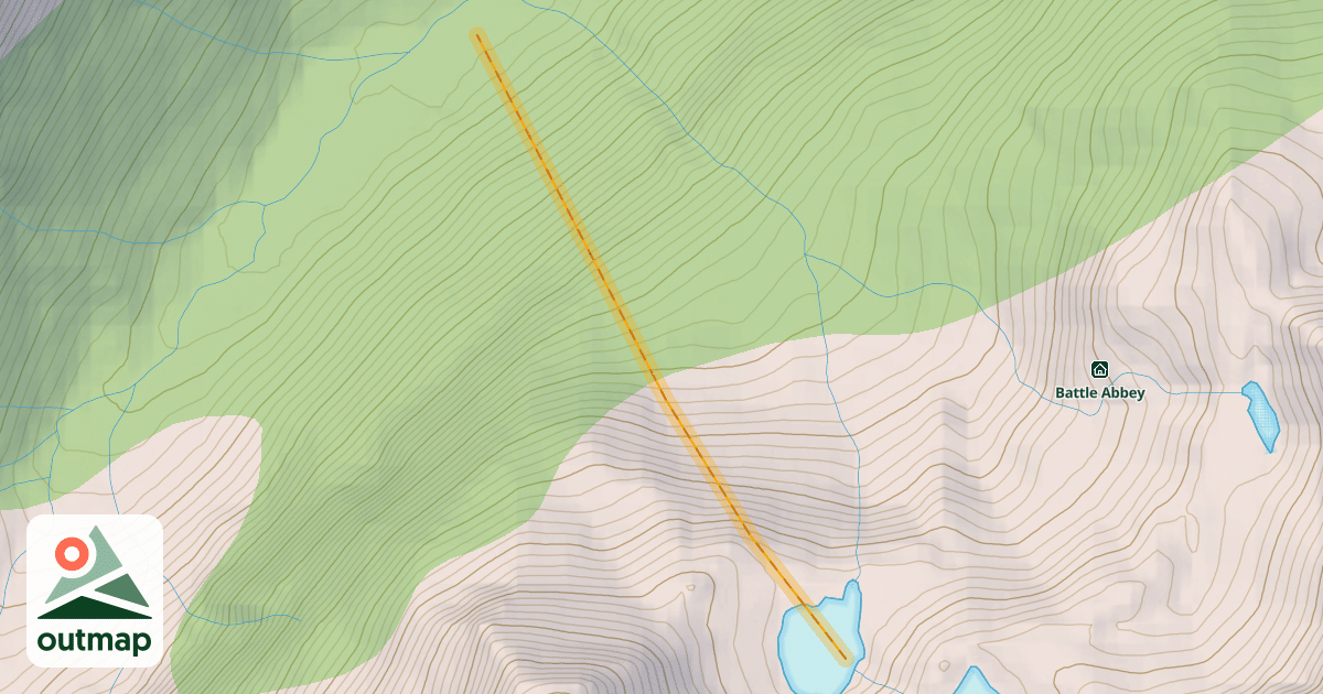 Map of Chockstone Gulley