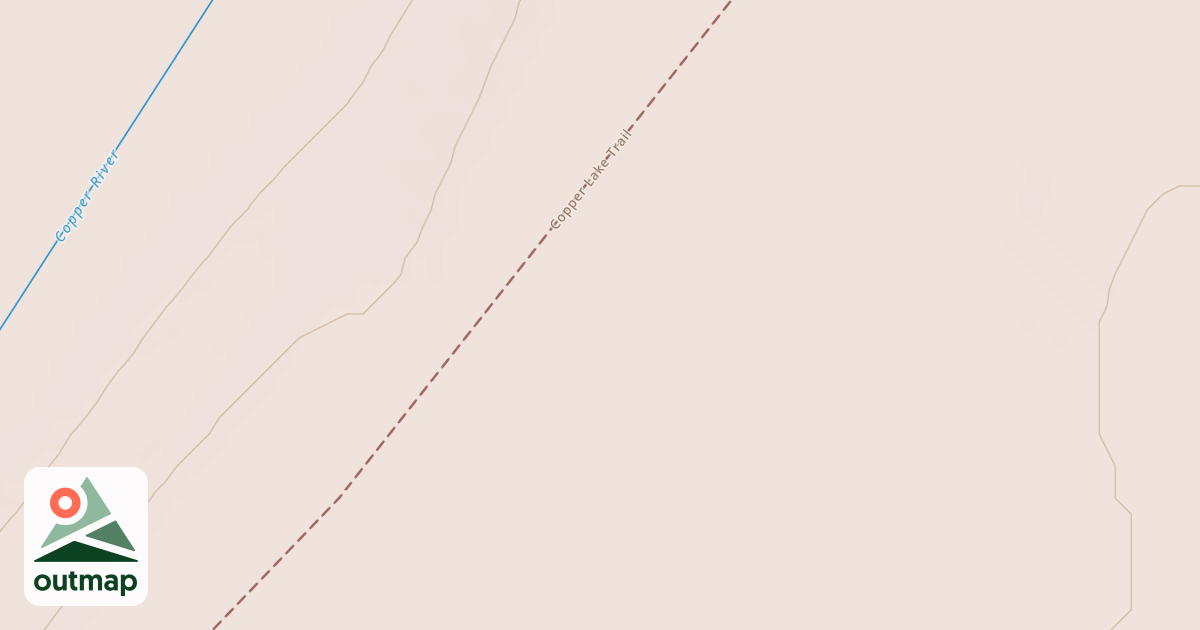 Map of Copper Lake Trail