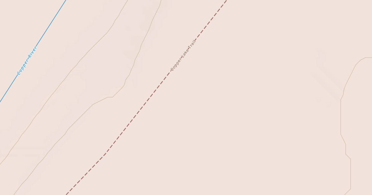 Map preview of Copper Lake Trail