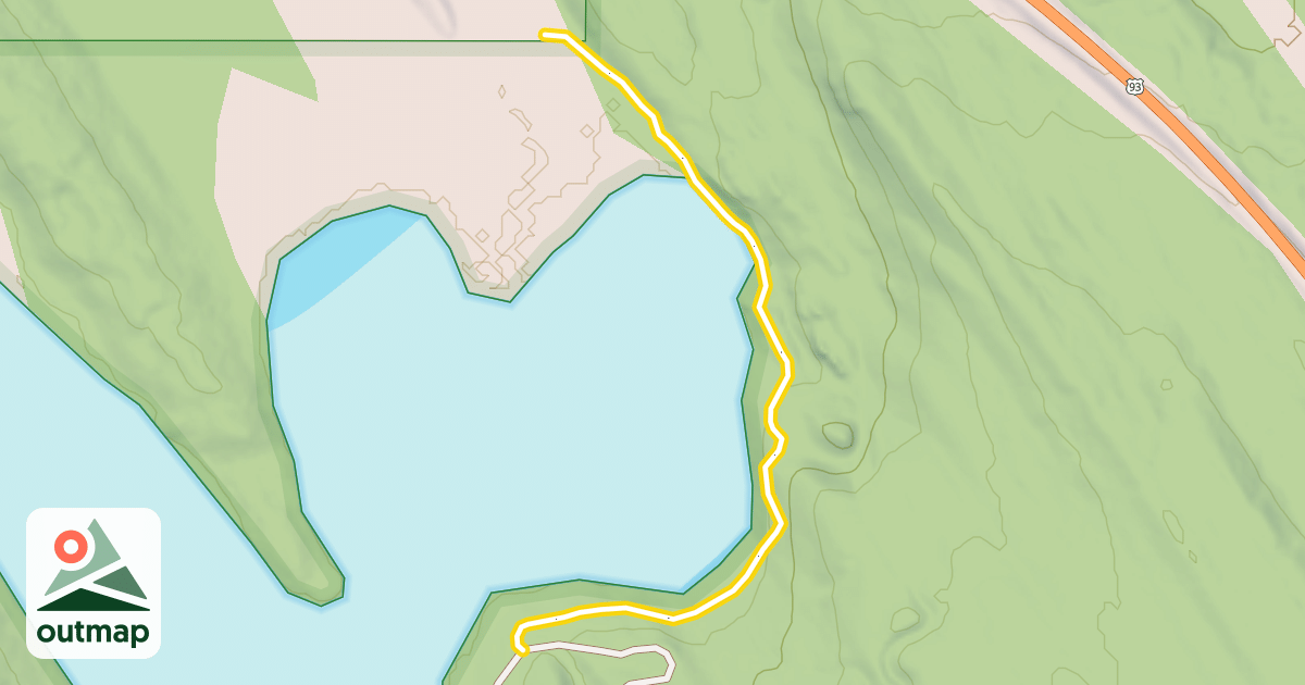 Map of Lower Grizzly