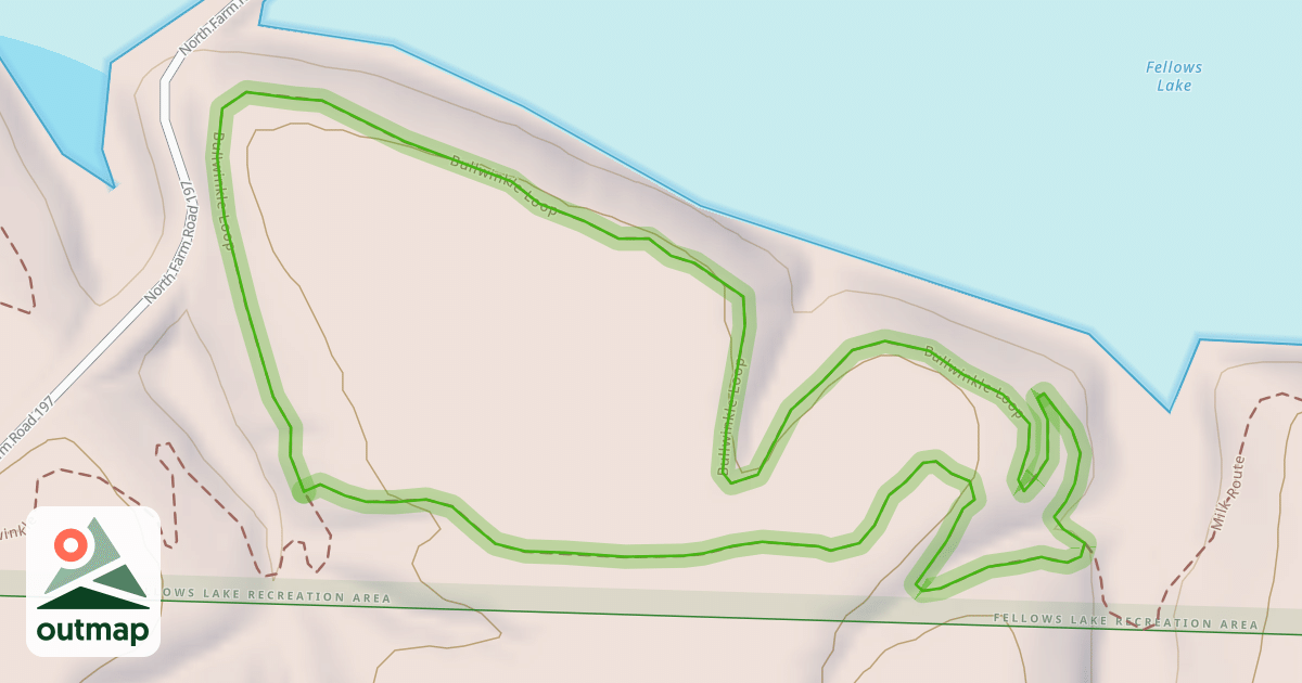 Map of Bullwinkle Loop