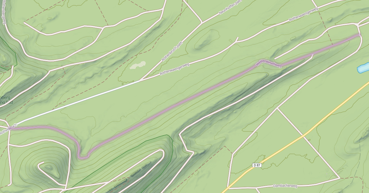 Map preview of Weihersbruchweg