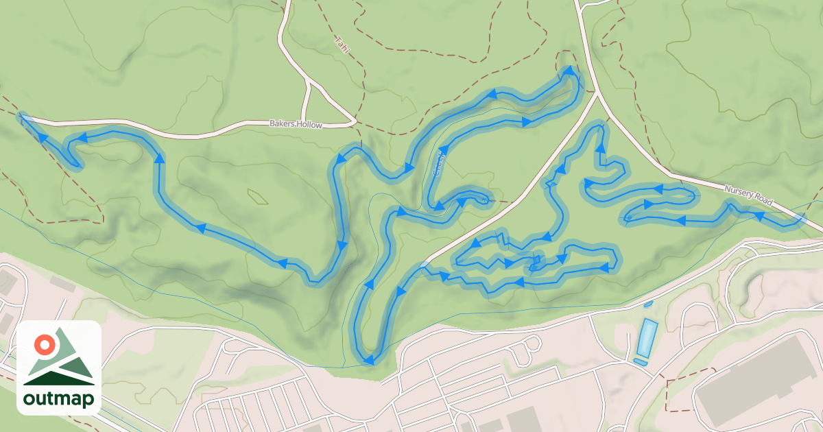 Map of Creek