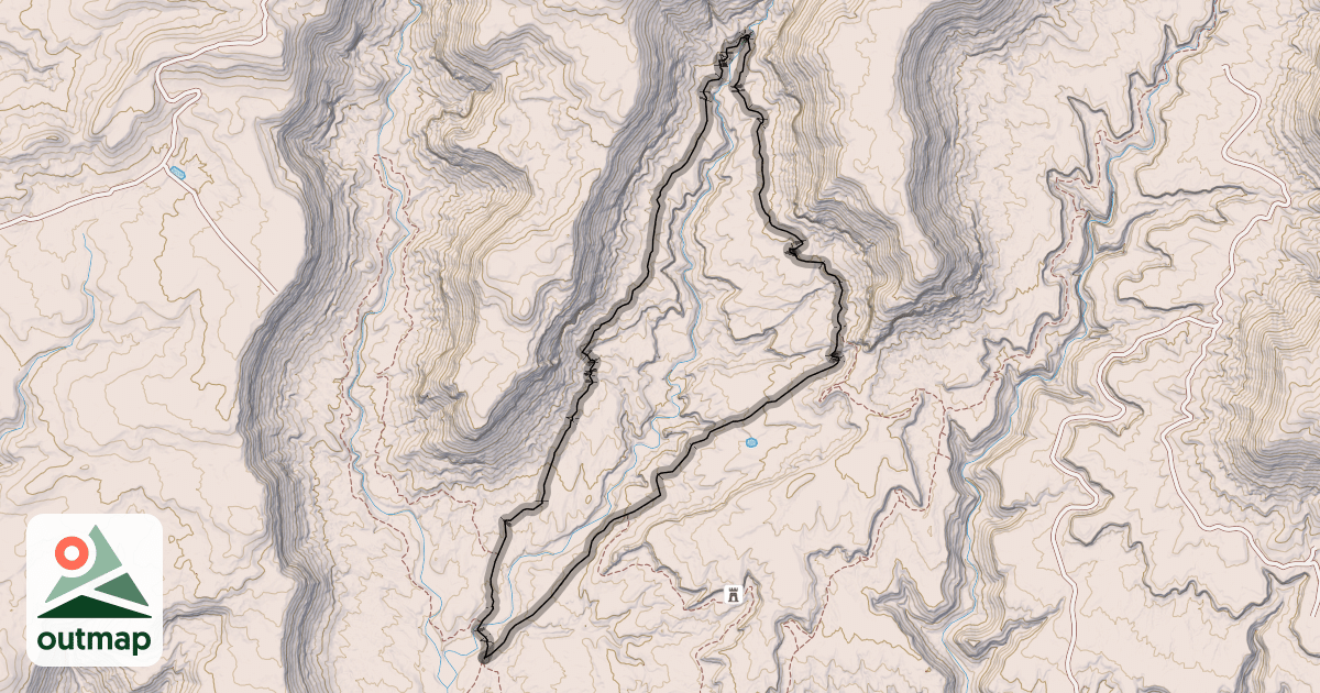 Map of East Rock Creek Trail