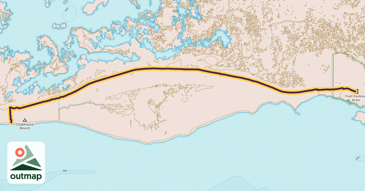Map of Coastal Prairie Trail