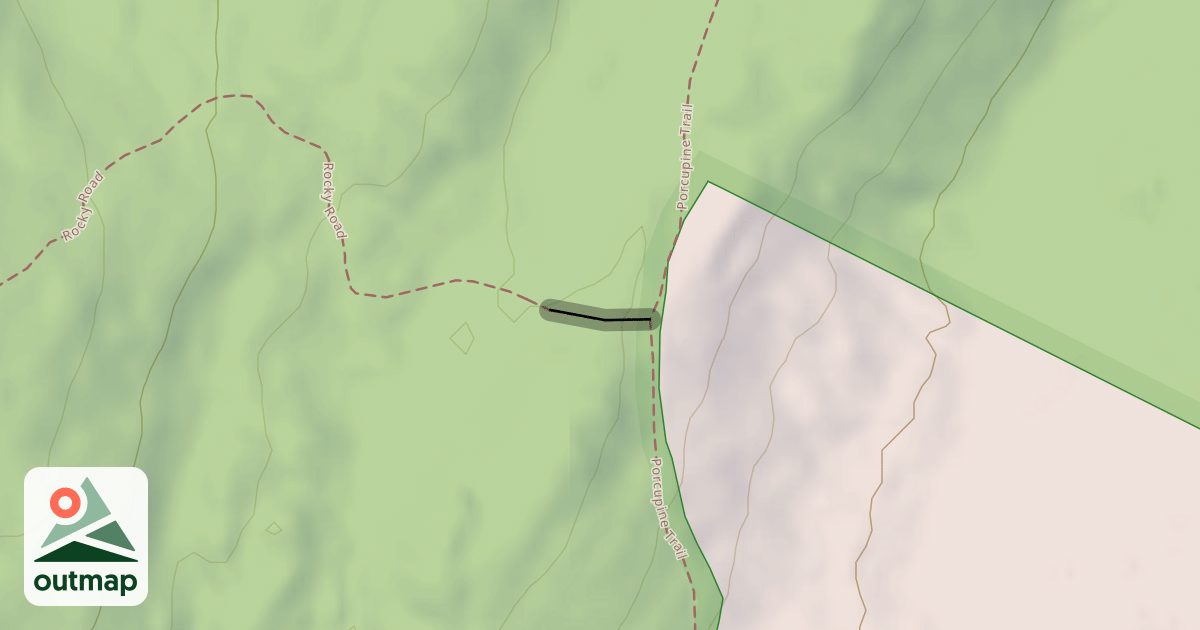 Map of Rocky Road